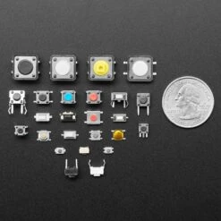 Tactile Switch Assortment - 25 Different Buttons With 10 Pieces Of Each 7 Tactile Switch Assortment - 25 Different Buttons With 10 Pieces Of Each -Electronic Accessories Store tactile switch assortment 25 different buttons with 10 pieces of each the pi hut ada5493 39774217011395