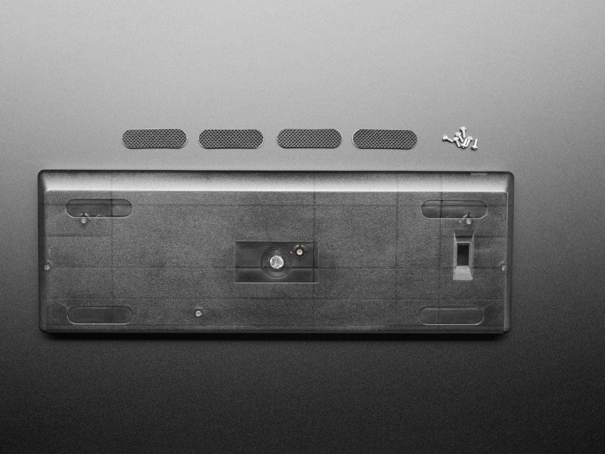 Translucent Smoke Plastic 60% / GH60 Keyboard Shell 4 Translucent Smoke Plastic 60% / GH60 Keyboard Shell - Image 2