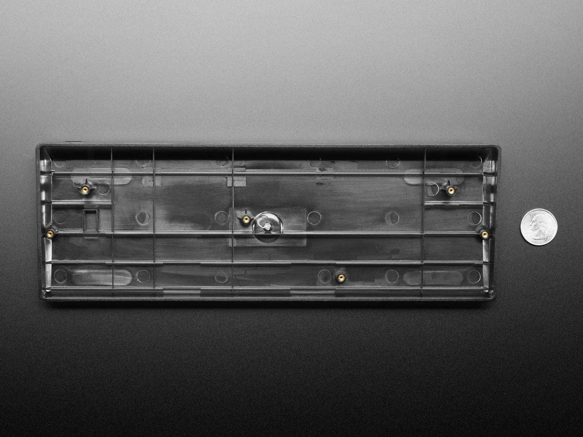 Translucent Smoke Plastic 60% / GH60 Keyboard Shell 5 Translucent Smoke Plastic 60% / GH60 Keyboard Shell - Image 3