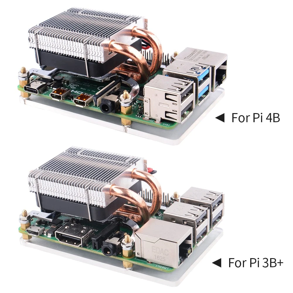 Type B Low-Profile ICE Tower Raspberry Pi 4 Cooler 6 Type B Low-Profile ICE Tower Raspberry Pi 4 Cooler - Image 4