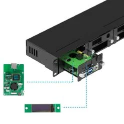 Uctronics Complete Rackmount Enclosure V2 With PoE (19" 1U) -Electronic Accessories Store uctronics complete rackmount enclosure v2 with poe 19 1u uctronics u6246 33879707025603