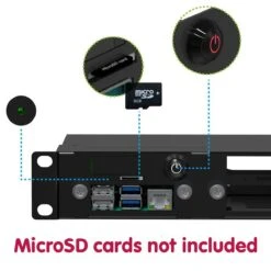 Uctronics Complete Rackmount Enclosure V2 With PoE (19" 1U) -Electronic Accessories Store uctronics complete rackmount enclosure v2 with poe 19 1u uctronics u6246 33879707517123