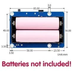 Uninterruptible Power Supply UPS HAT (B) For Raspberry Pi -Electronic Accessories Store uninterruptible power supply ups hat b for raspberry pi waveshare wav 20568 32025335070915