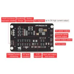 UPS Module 3S 18 UPS Module 3S -Electronic Accessories Store ups module 3s the pi hut wav 23884 40372200472771