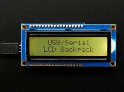 USB + Serial Backpack Kit With 16x2RGB Backlight Positive LCD (Black On RGB) -Electronic Accessories Store usb serial backpack kit with 16x2 rgb backlight positive lcd black on rgb adafruit ada782 28610535948483