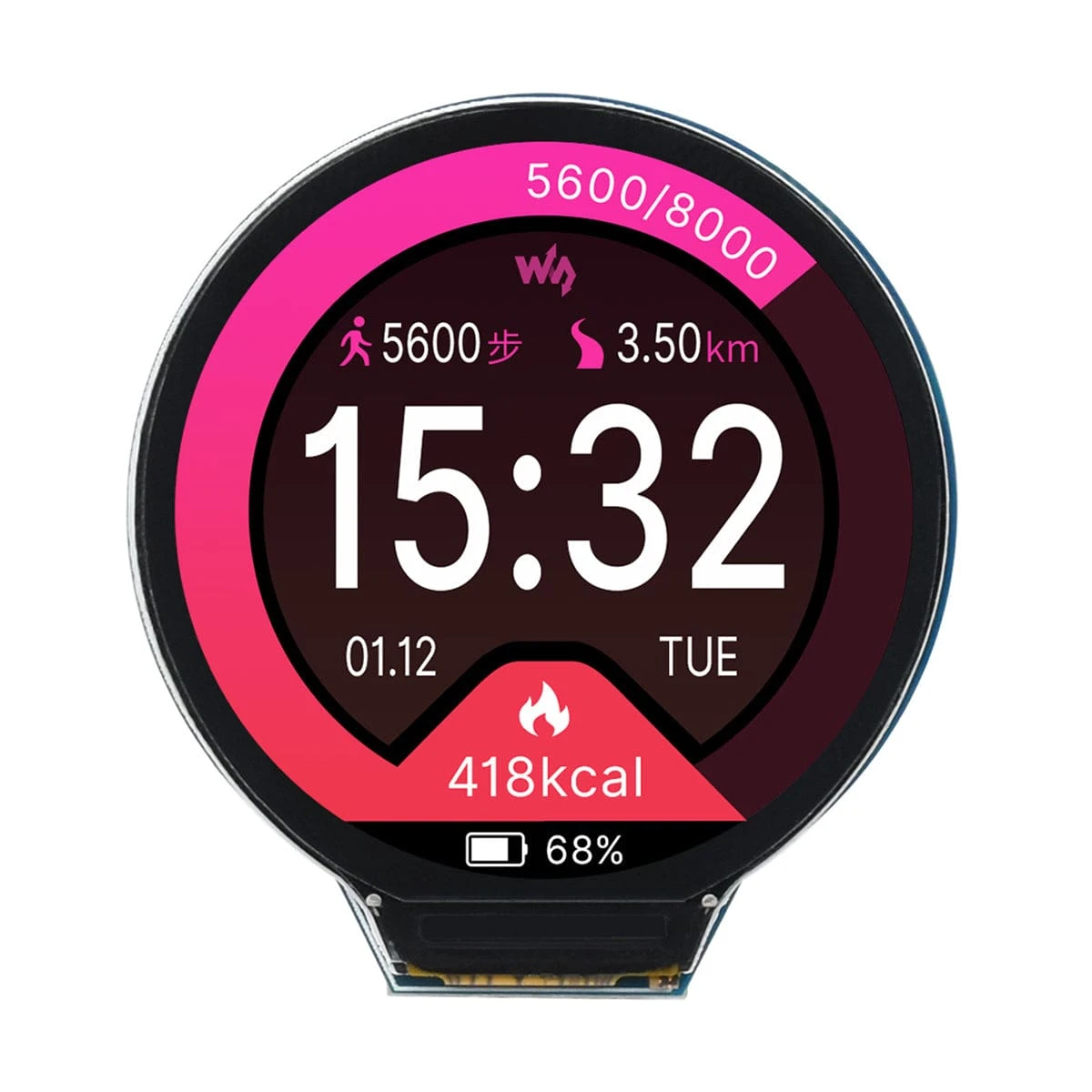 RP2040 1.28" Round LCD With Accelerometer & Gyroscope 7 RP2040 1.28" Round LCD With Accelerometer & Gyroscope - Image 5